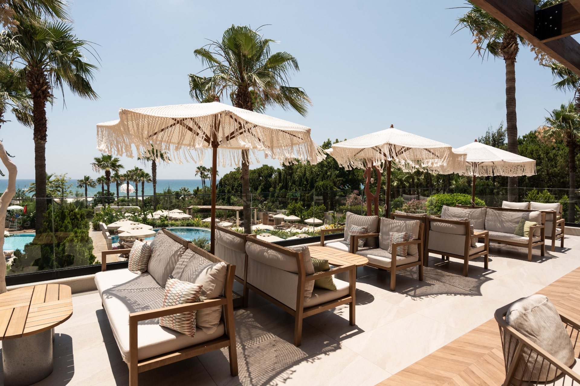 Adalya Bliss (ex. Adalya Resort) 5* - panoramatická terasa s výhľadom na more