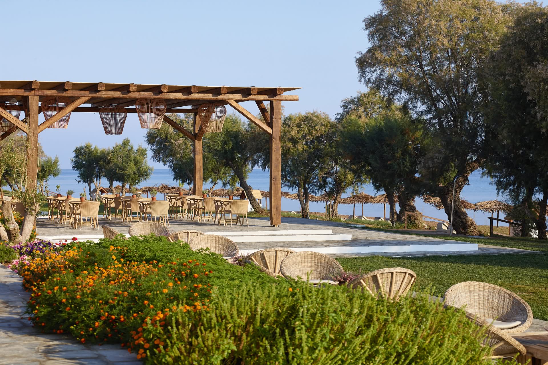 Grecotel Casa Marron 4* - terasa reštaurácie