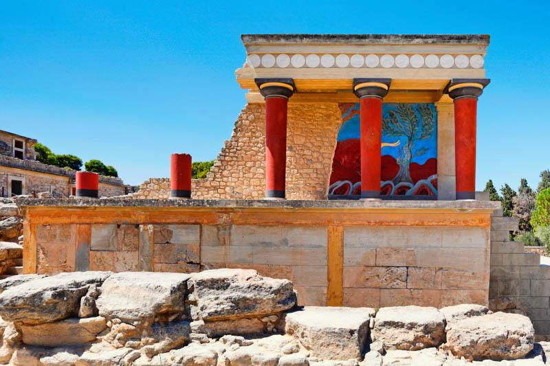 Knossos a Heraklion - Kréta, Grécko