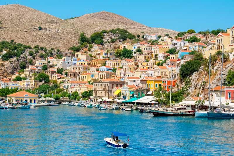 Ostrov Symi, najfarebnejší ostrov Grécka - Rodos, Grécko