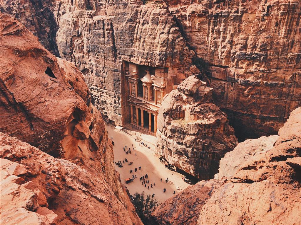 Skalné mesto Petra - Taba, Egypt
