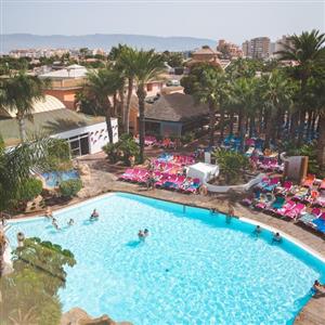 Diverhotel Roquetas 4* - vonkajší bazén so šmýkačkami
