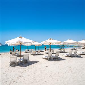 Vida Beach Resort Marassi Al Bahrain 5* - nádherná pláž s jemným bielym pieskom